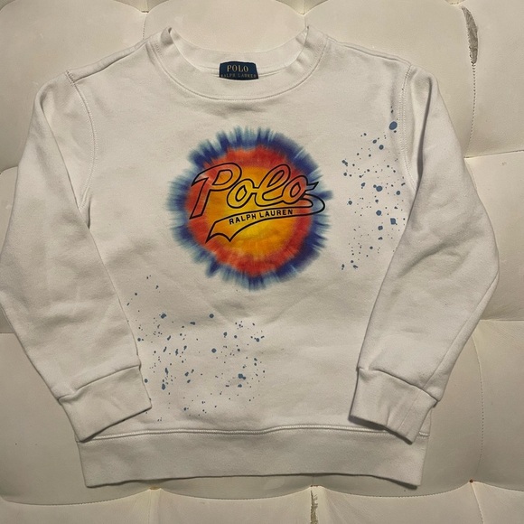 Polo Ralph Lauren Sweatshirt kids size 7 - Picture 1 of 6
